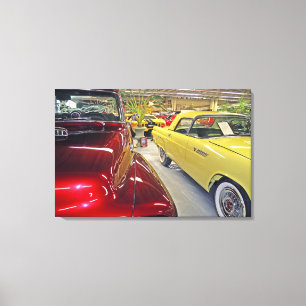 Vintage-Autos im Tallahassee Automobile Museum Leinwanddruck