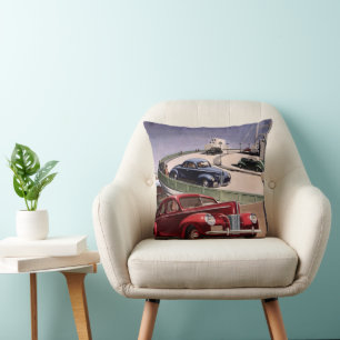 Vintage-Autos, klassische Limousinen auf einer Aut Kissen