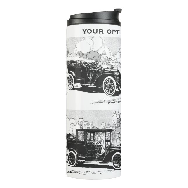 Vintage-Autos, kundenspezifisch Thermosbecher (Nach links gedreht)