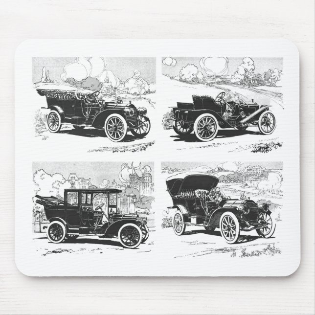 Vintage-Autos Mousepad (Vorne)