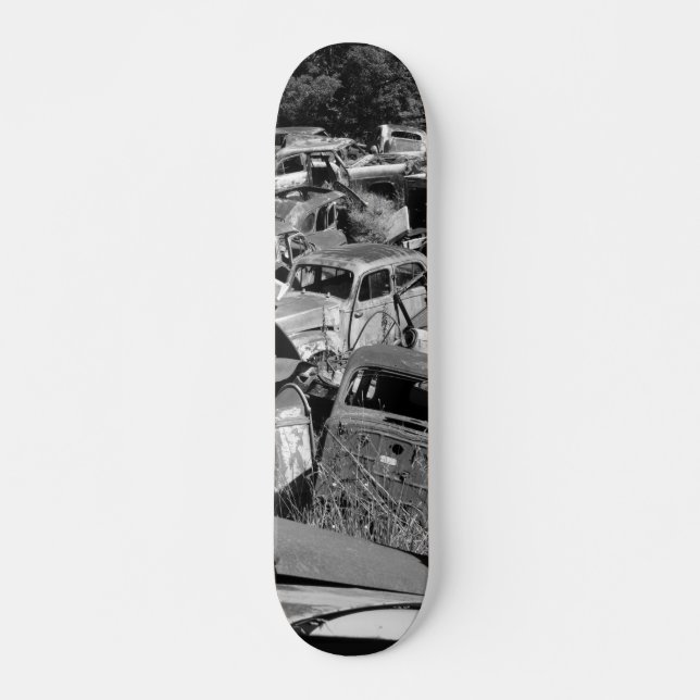 Vintage-Autos ruinieren in einem Skateboard für ei (Vorne)