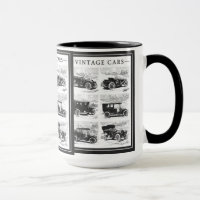 Vintage Autos Tasse