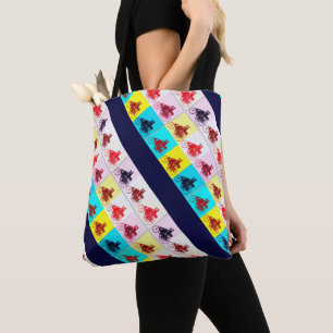 VINTAGE-AUTOSAMMLUNG POP-ART TASCHE