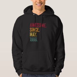 Vintage - Awesome Since May 1998 27th Birthday 27  Hoodie