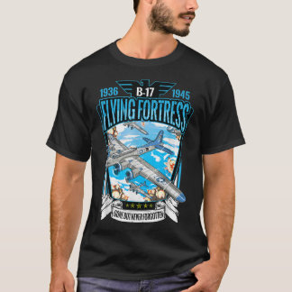 Vintage B17 Flying Fortress WW2-Bomberaviat T-Shirt