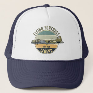 Vintage B-17 Flying Fortress Legende Truckerkappe