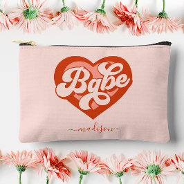 Vintage Babe-Braut als Mädchenstamm Zubehörtasche