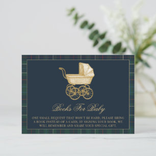 Vintage Baby-Kinderwagen Klassische Babyparty Begleitkarte