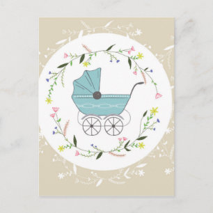 Vintage Baby Postkarte