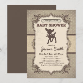Vintage BABY SHOWER Einladung - Toyota