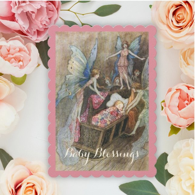 Vintage Babydusche Einladung (Von Creator hochgeladen)