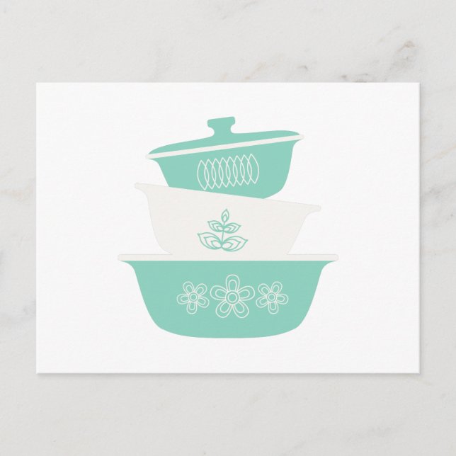 Vintage Backware Postkarte (Vorderseite)