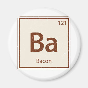 Vintage-BACON-Periodensystem Magnet