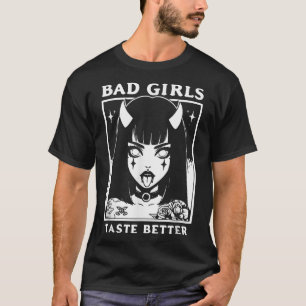 Vintage Bad Girls Gönnen Liebhaber von Tattoos T-Shirt
