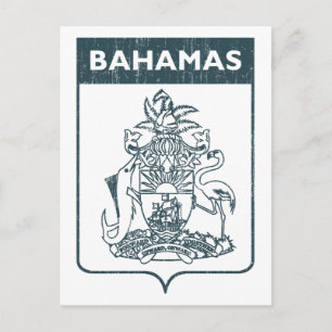 Vintage Bahamas Postkarte