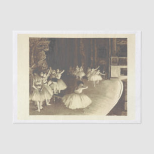 Vintage Ballettkunst Seidenpapier