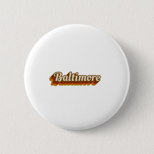 Vintage Baltimore Button (Vorderseite)