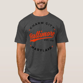 Vintage Baltimore Charm City Maryland USA 1 T-Shirt