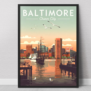 Vintage Baltimore Poster
