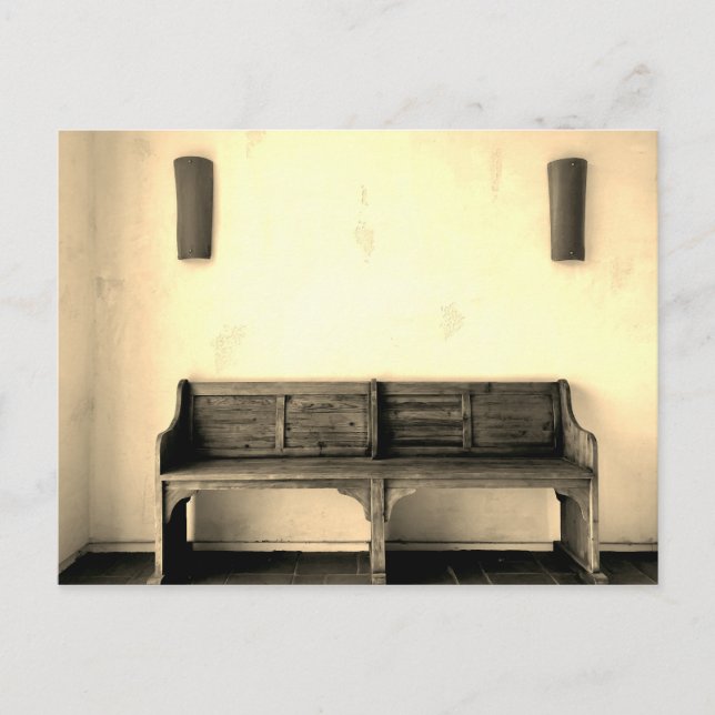 Vintage Bank Postkarte (Vorderseite)