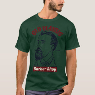 Vintage Barbersholznüsse und Shave T-Shirt