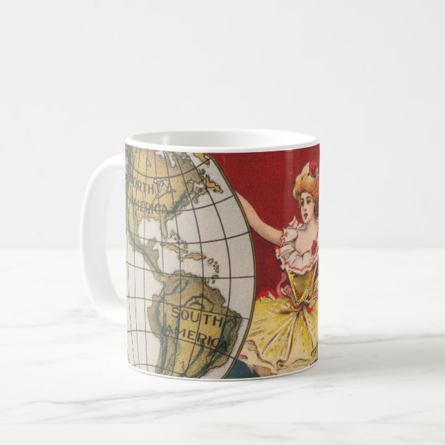 Vintage-Barnum-und-Bailey-Programmcover Kaffeetasse (Vorderseite Links)