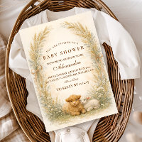 Vintage Barnyard Wildflower Baby Shower