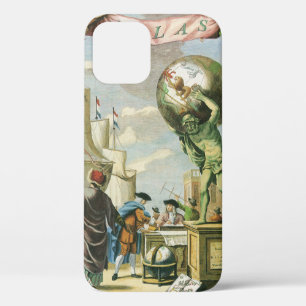 Vintage Barock Atlas Frontispiz Weltglobus Case-Mate iPhone Hülle