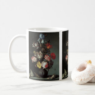 Vintage Barock-Blumen von Balthasar van der Ast Kaffeetasse