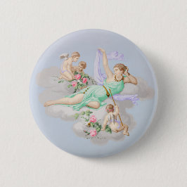 Vintage BarockPastelengel Button