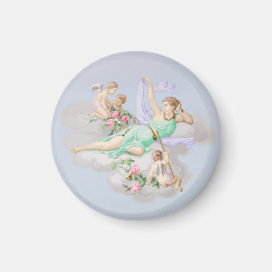 Vintage BarockPastelengel Magnet