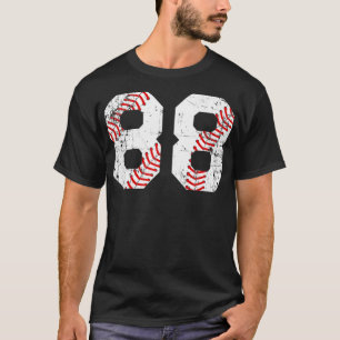 Vintage Baseball 88 Trikotnummer T-Shirt