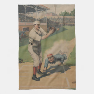 Vintage Baseball American MoJo Küchentuch