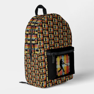 Vintage Baseball Bedruckter Rucksack