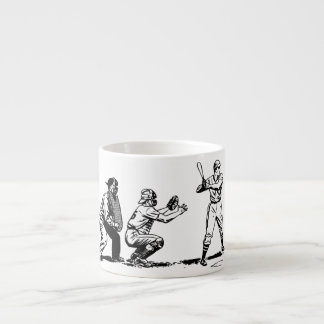 Vintage Baseball Espressotasse
