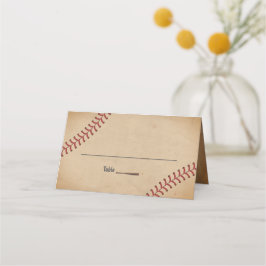 Vintage Baseball-Liebe-Sportveranstaltung Platzkarte