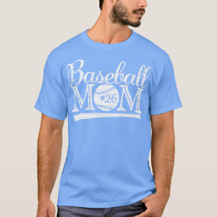 Vintage Baseball-Mama 26 Favoritenspielergrößte Fa T-Shirt