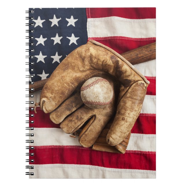Vintage Baseball Notizblock (Vorderseite)