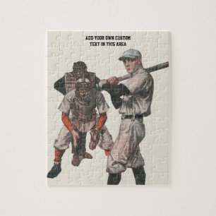 Vintage Baseball-Spieler