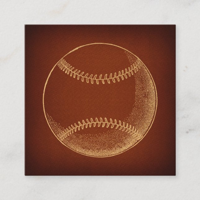 Vintage Baseball-Sportart Begleitkarte (Vorderseite)