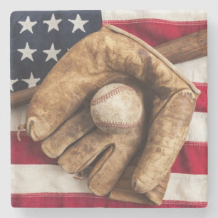 Vintage Baseball Steinuntersetzer