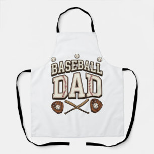Vintage Baseball Vater Tag des Vaters Schürze