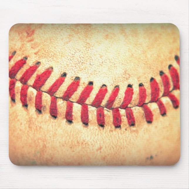 Vintage-Baseballball Mousepad (Vorne)