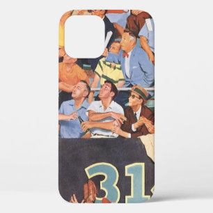 Vintage Baseballfans beim Spielen Case-Mate iPhone Hülle