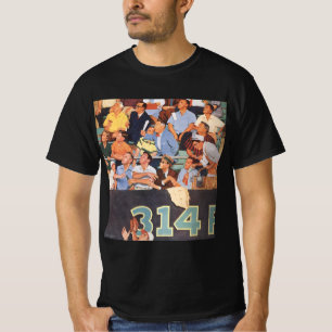Vintage Baseballfans beim Spielen T-Shirt