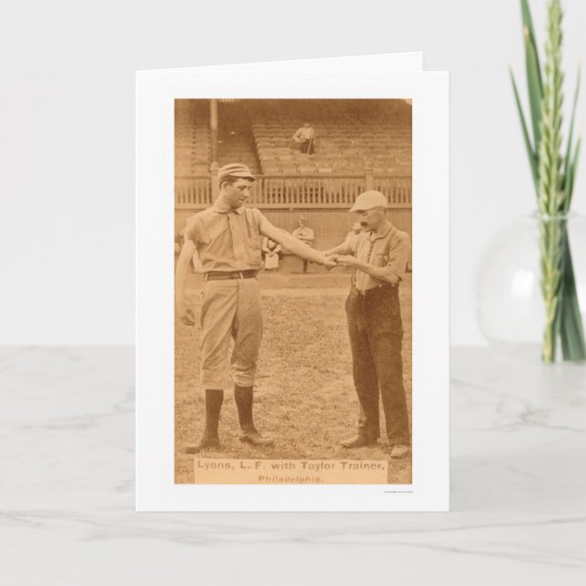 Vintage Baseballkarte 1887 Karte (Vorderseite)