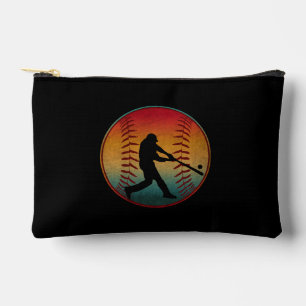 Vintage Baseballspieler Zubehörtasche