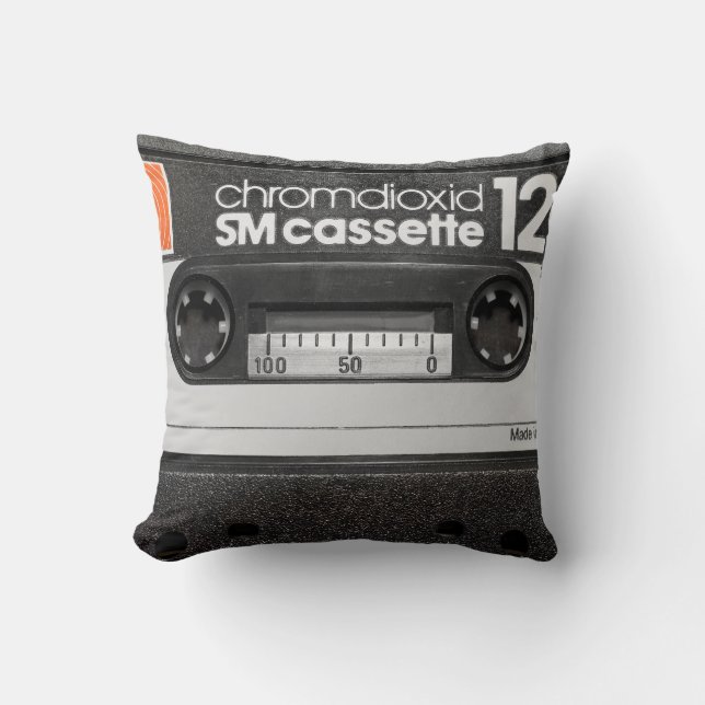 Vintage BASF-Kassette: Sammlerelement Kissen (Vorderseite)