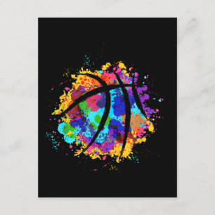 Vintage-Basketball-Grafikdesign Cooles Basketball Begleitkarte