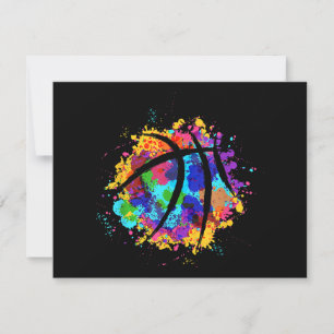 Vintage-Basketball-Grafikdesign  Cooles Basketball Feiertagskarte